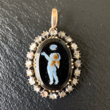 Load image into Gallery viewer, Cameo &amp; Diamond Pendant
