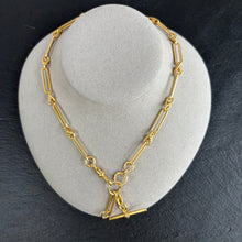 Load image into Gallery viewer, 18k Gold Trombone Chain
