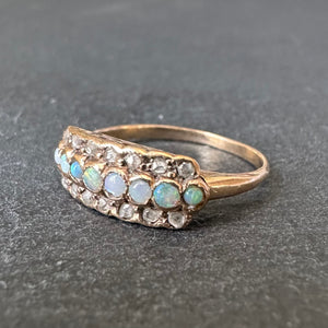 Opal and Diamond Ring