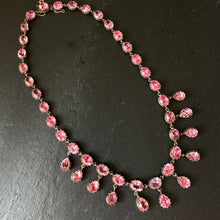 Load image into Gallery viewer, Pink paste rivière necklace
