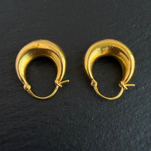 Load image into Gallery viewer, 22k Gold Hoop Earrings
