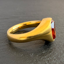Load image into Gallery viewer, ROCKS Bespoke Orange Garnet Ring
