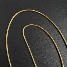 Load image into Gallery viewer, 18k Gold 23.5” Snake Chain
