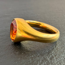 Load image into Gallery viewer, ROCKS Bespoke Orange Garnet Ring

