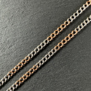 Rose Gold and Platinum Chain