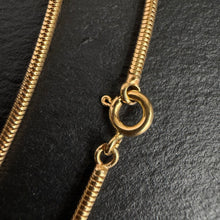 Load image into Gallery viewer, 18k Gold 23.5” Snake Chain
