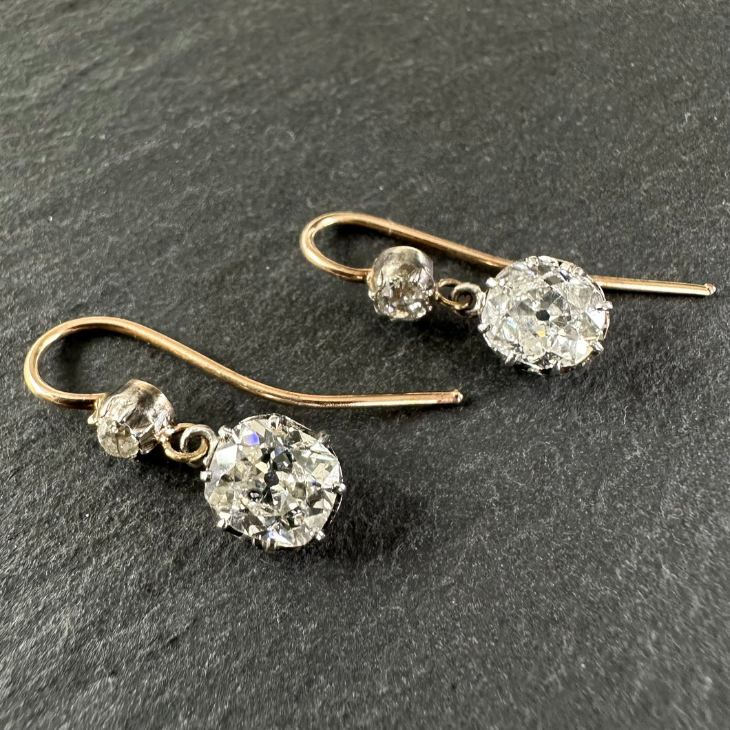 ROCKS Bespoke ~ Diamond Drop Earrings