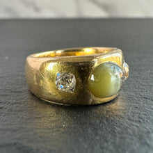 Load image into Gallery viewer, Chrysoberyl &amp; Diamond Ring
