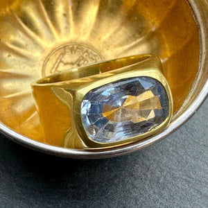 Bespoke Antique Sapphire Ring