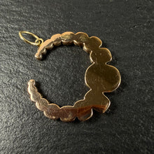 Load image into Gallery viewer, Garnet Crescent Pendant
