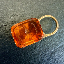 Load image into Gallery viewer, Intaglio Padlock Pendant
