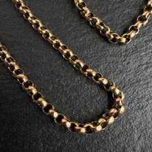 Load image into Gallery viewer, 9k Smooth Round Belcher Link Chain
