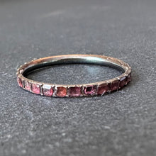 Load image into Gallery viewer, Garnet Eternity Band Ring
