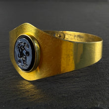 Load image into Gallery viewer, Agate Intaglio Pinchbeck Bangles
