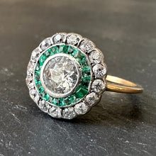 Load image into Gallery viewer, Emerald &amp; Diamond Ring
