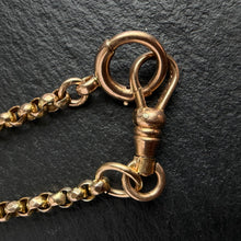 Load image into Gallery viewer, 9k Gold Faceted Belcher Link Chain Necklace
