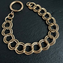 Load image into Gallery viewer, Wide Double Link Bracelet
