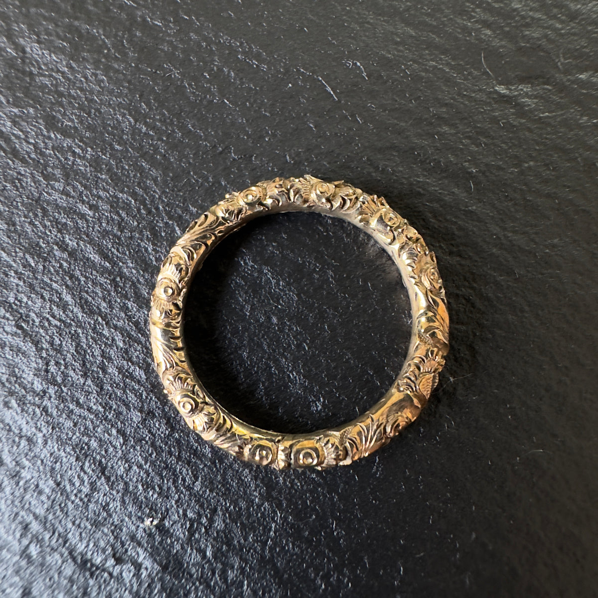 Reserved - 15k Gold Split Ring 3 – A Pocket of Rocks