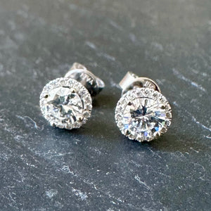 Modern Diamond Earrings