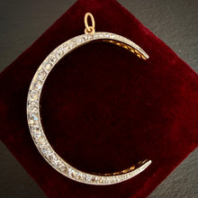 Load image into Gallery viewer, Diamond Crescent Moon Pendant
