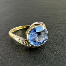 Load image into Gallery viewer, Sapphire &amp; Diamond Ring

