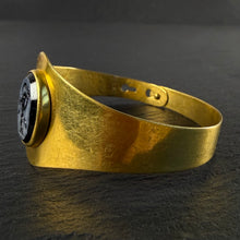 Load image into Gallery viewer, Agate Intaglio Pinchbeck Bangles
