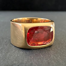 Load image into Gallery viewer, ROCKS Bespoke ~ Orange-Red Spinel Ring
