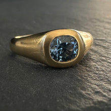 Load image into Gallery viewer, APOR Bespoke ~ Burma Sapphire Signet Ring
