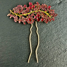 Load image into Gallery viewer, ROCKS Bespoke Georgian Garnet Hair Pin
