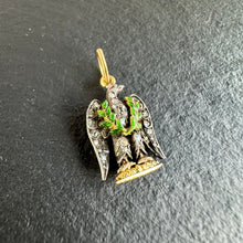 Load image into Gallery viewer, Rose Cut Diamond Eagle Pendant
