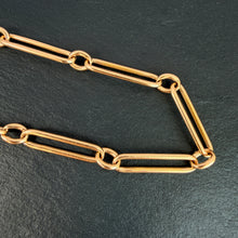 Load image into Gallery viewer, 15k Gold Trombone Link Chain
