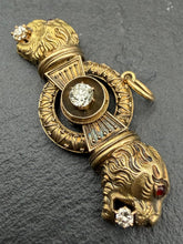 Load image into Gallery viewer, Double Headed Lion Pendant
