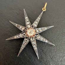 Load image into Gallery viewer, Large Diamond Star Pendant
