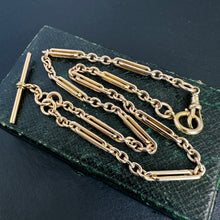 Load image into Gallery viewer, Antique 18k Gold Watch Chain
