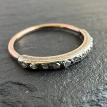 Load image into Gallery viewer, Georgian Diamond Half Hoop
