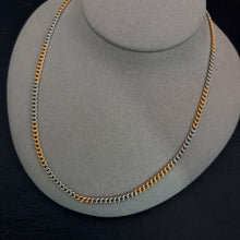 Load image into Gallery viewer, 18k Gold and Platinum Chain 16.25”
