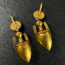 Load image into Gallery viewer, 18k Gold Amphora Earrings
