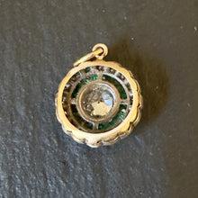 Load image into Gallery viewer, Emerald &amp; Diamond Pendant
