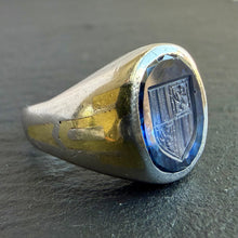 Load image into Gallery viewer, Ceylon Sapphire Intaglio Ring
