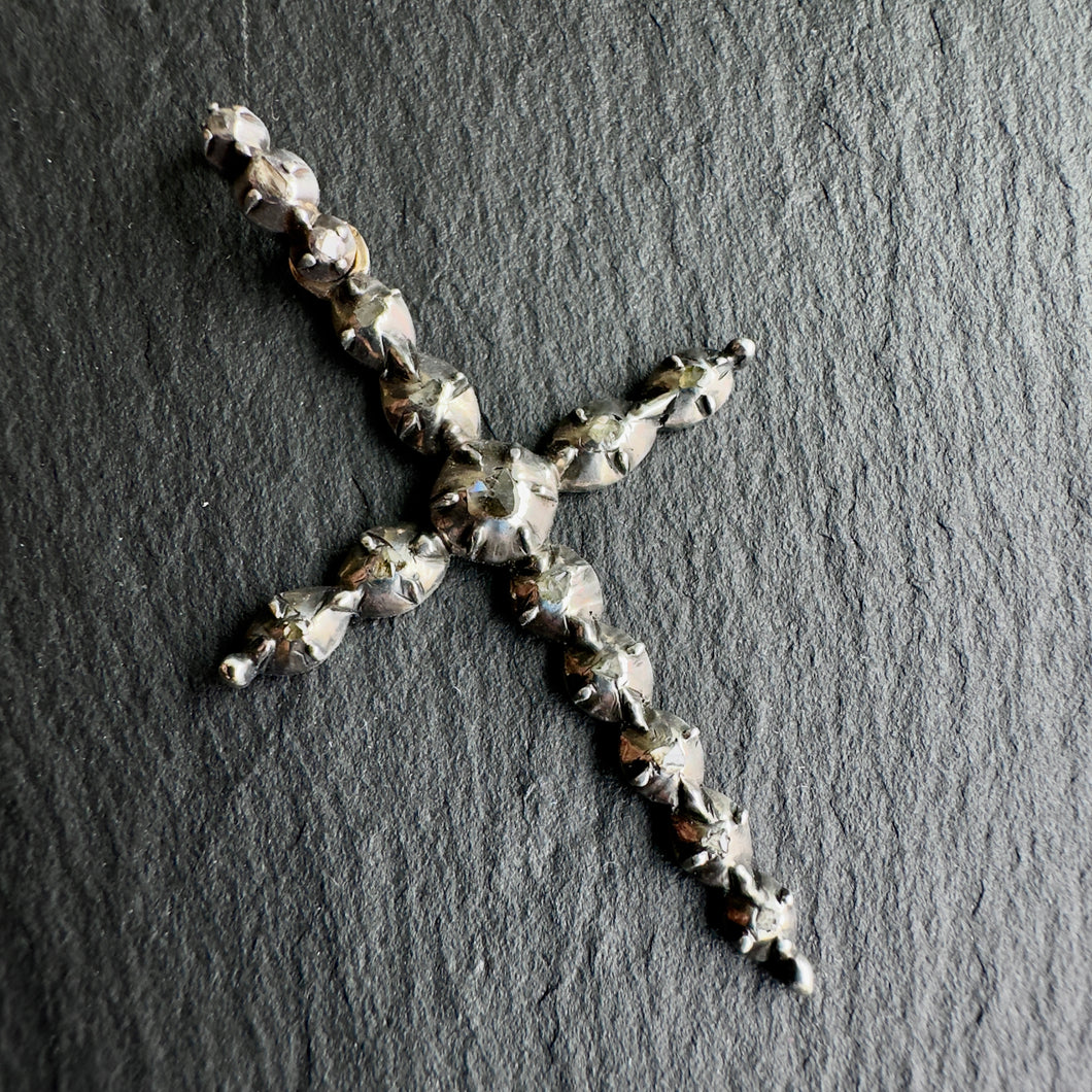 Rose Cut Diamond Cross