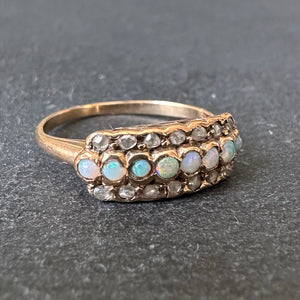 Opal and Diamond Ring