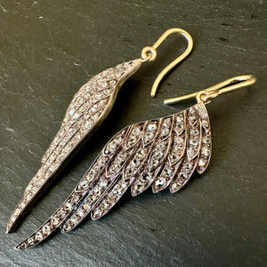 Bespoke Diamond Wing Earrings