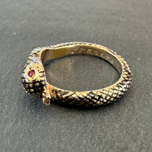 Load image into Gallery viewer, Enamel Snake Ring
