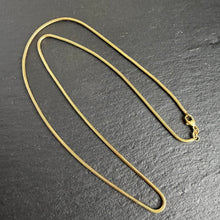 Load image into Gallery viewer, 18k Gold 19.5” Snake Chain
