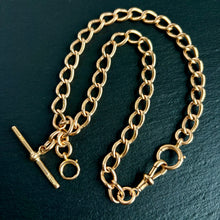 Load image into Gallery viewer, 15k Gold Heavy Wide Curb Link Chain
