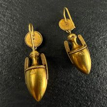 Load image into Gallery viewer, 18k Gold Amphora Earrings
