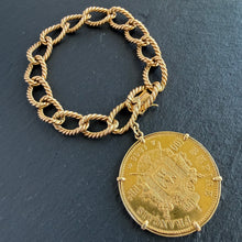 Load image into Gallery viewer, Chain Coin Bracelet
