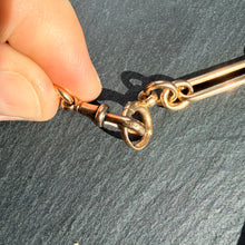 Load image into Gallery viewer, 15k Gold Trombone Link Chain
