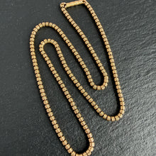 Load image into Gallery viewer, 18k Small Gold Barrel Chain
