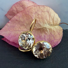 Load image into Gallery viewer, Reserved - Rock Crystal Earrings
